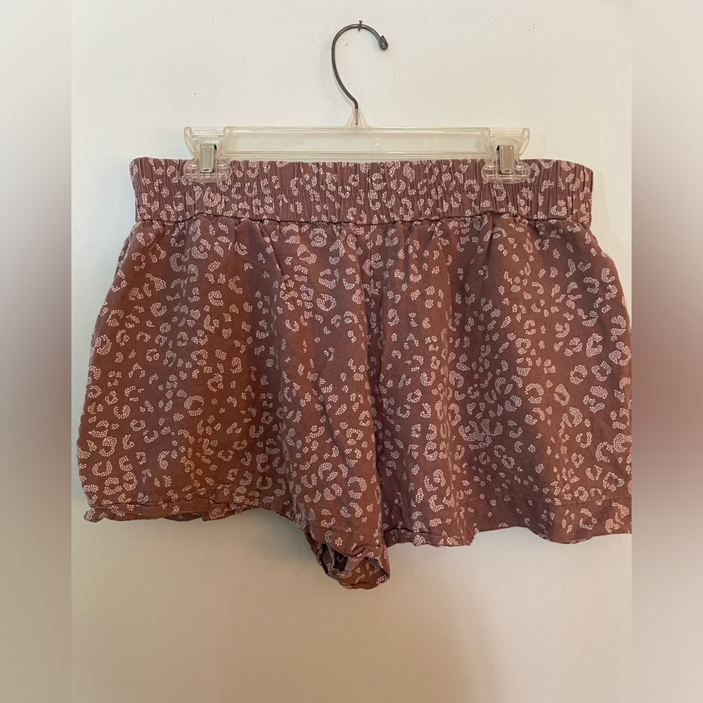 A New Day Printed Cotton Shorts, Size L